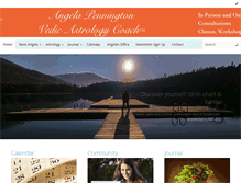 Tablet Screenshot of angelapennington.com